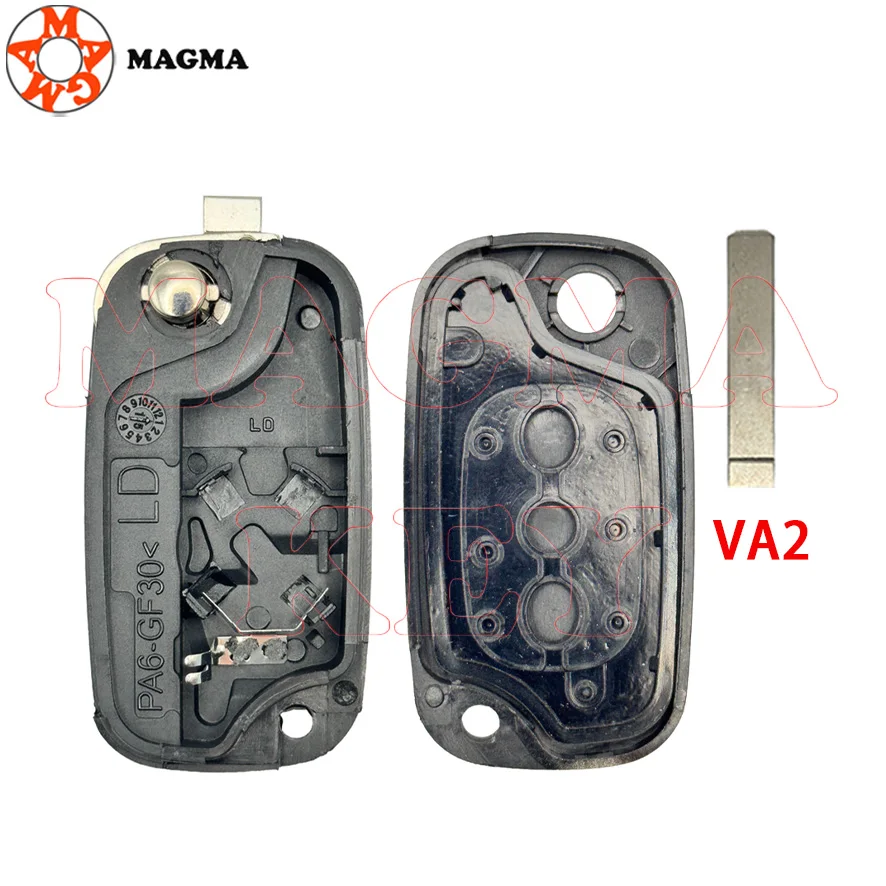 MAGMA للطي مفتاح بعيد قذيفة لرينو فلوينس كليو ميجان كانجو مودوس لادا جرانتا كالينا بريورا فيستا XRAY مع ملصق #2
