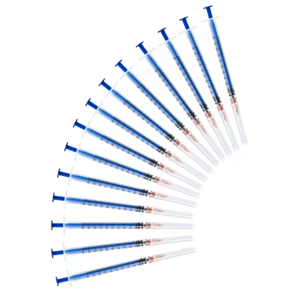 

100Pcs 26G 5/8" 1ml Sterile Syringes with Needles, Individually Packed for Veterinary & Industrial Dispensing (Pets/Animals)