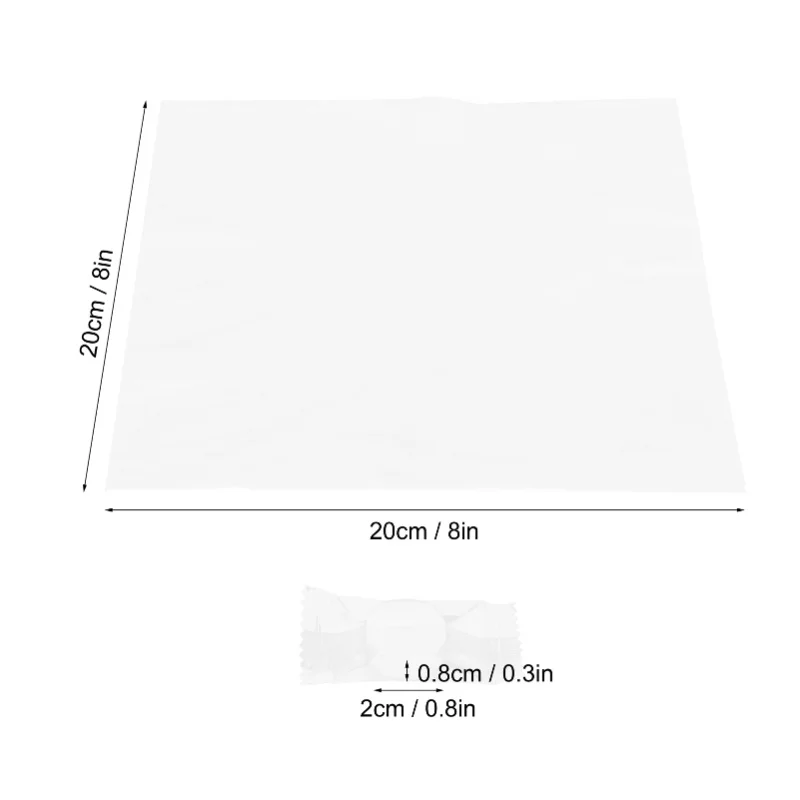 100 قطعة من المناشف المضغوطة، منشفة مناديل تنظيف الوجه للاستعمال مرة واحدة للسفر