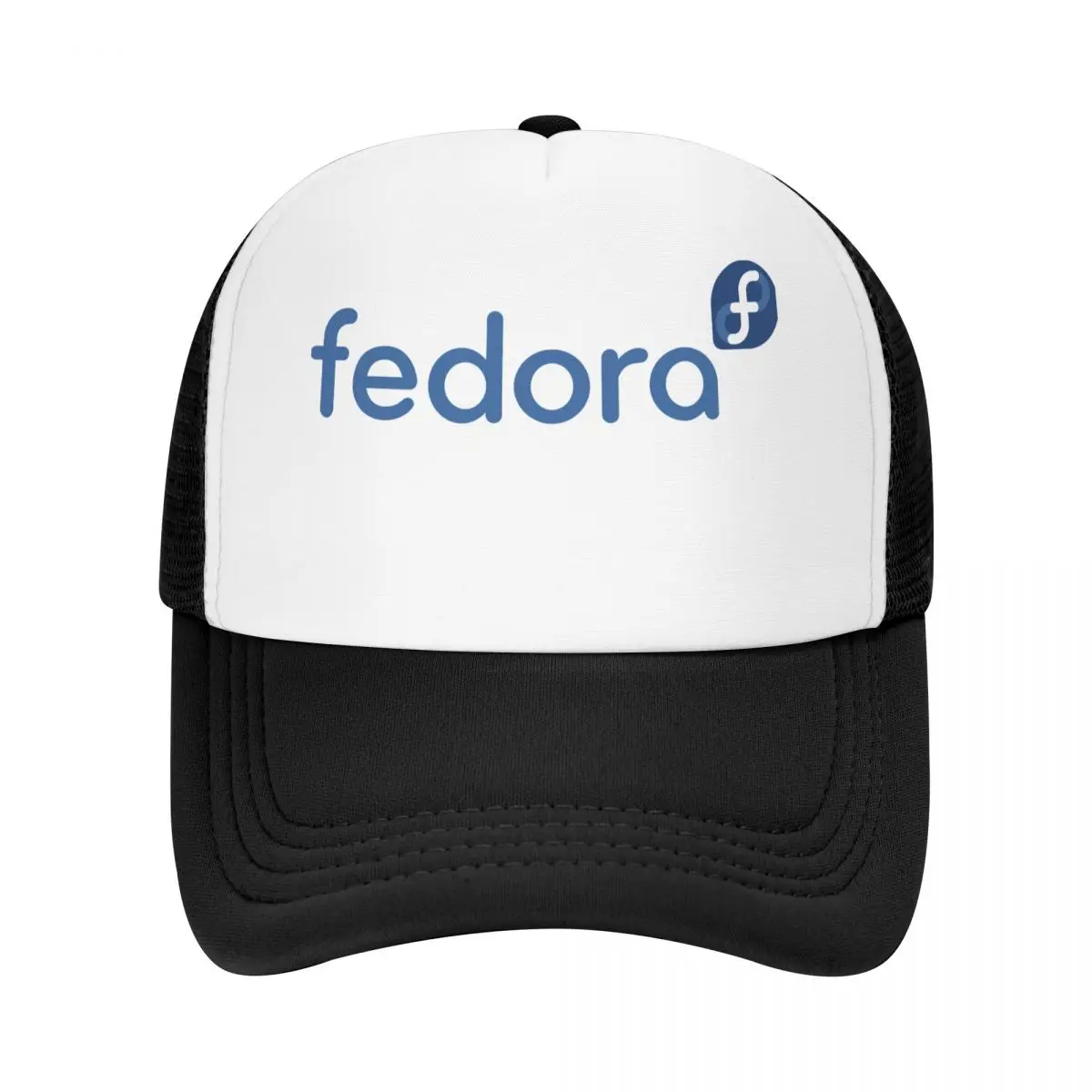 Creates An Innovative Linux Fedora F Baseball Caps Mesh Hat Unisex Breathable Mesh Caps