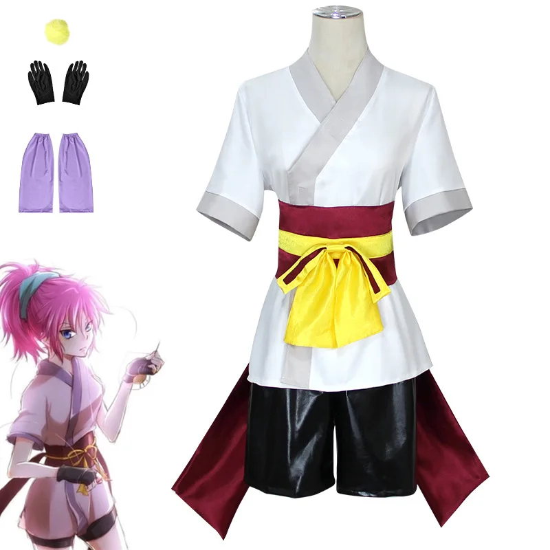

Machi Komacine Cosplay Costume Pink Wig Halloween Carnival Costumes for Women Anime Cosplay Outfits Dress