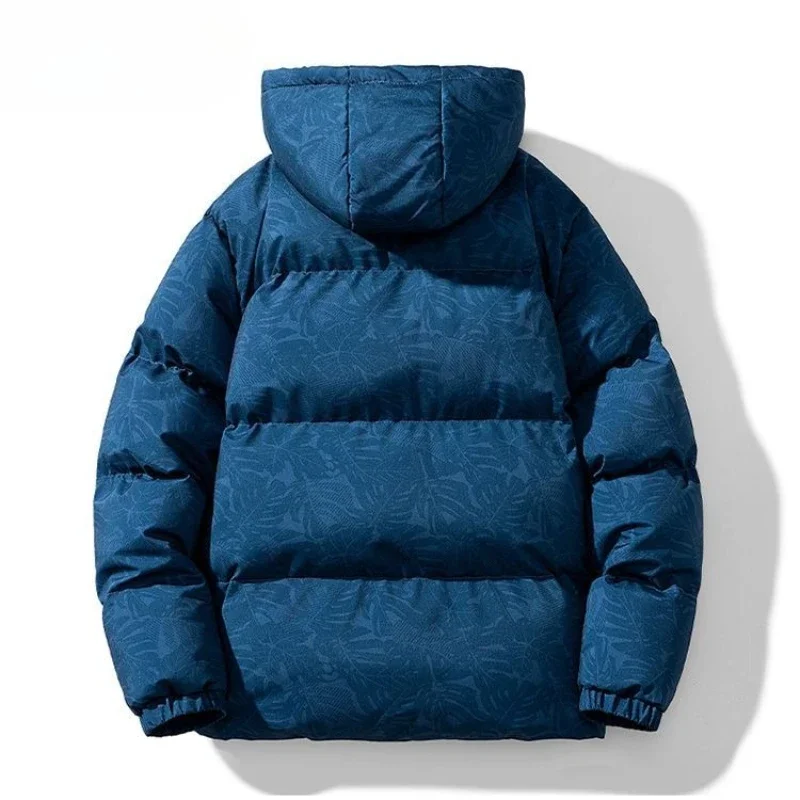 ​2025 New Winter Cotton Coat for Men Hooded Design with Thermal Insulation Lightweight Warmth for Gym Hiking Daily Use​