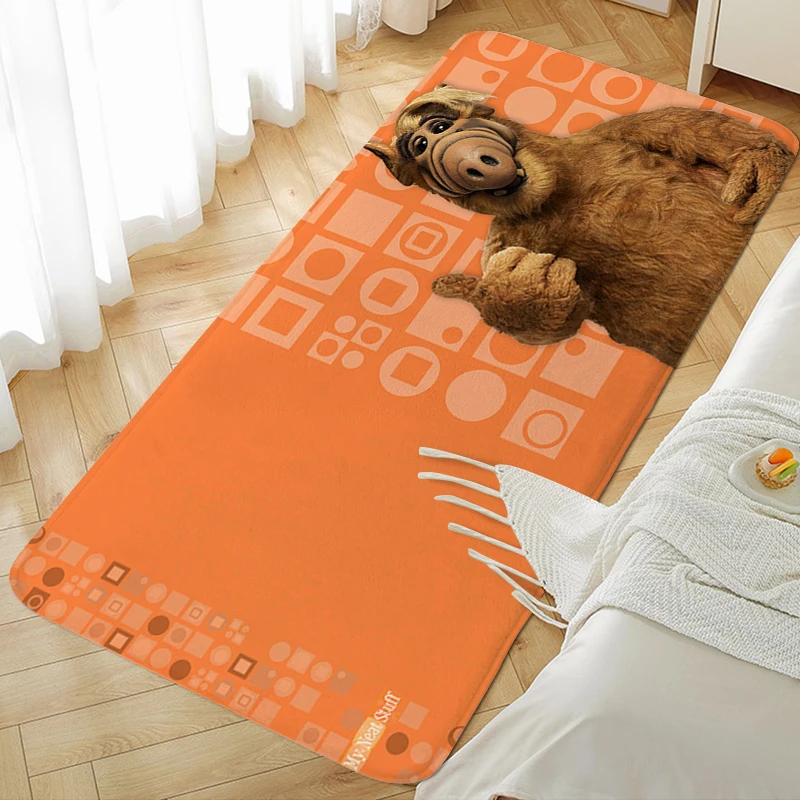 

Washable Non-slip Kitchen Rug Alf Aesthetic Room Carpet for Entrance Door Mat Room Carpets Children's Bedroom Carpet Bathmat