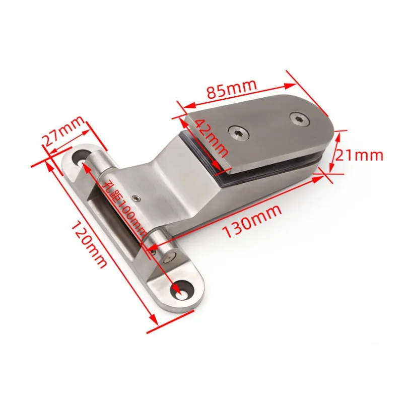 Shower room glass door hinge, frameless glass heavy hinge, bathroom sliding door bathroom hardware