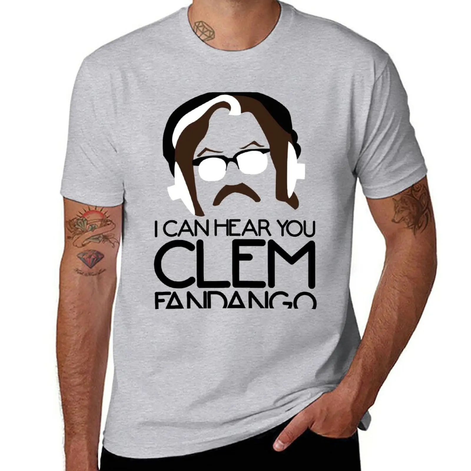 I Can Hear you Clem Fandango T-Shirt tops plus size tops summer tops mens graphic t-shirts big and tall