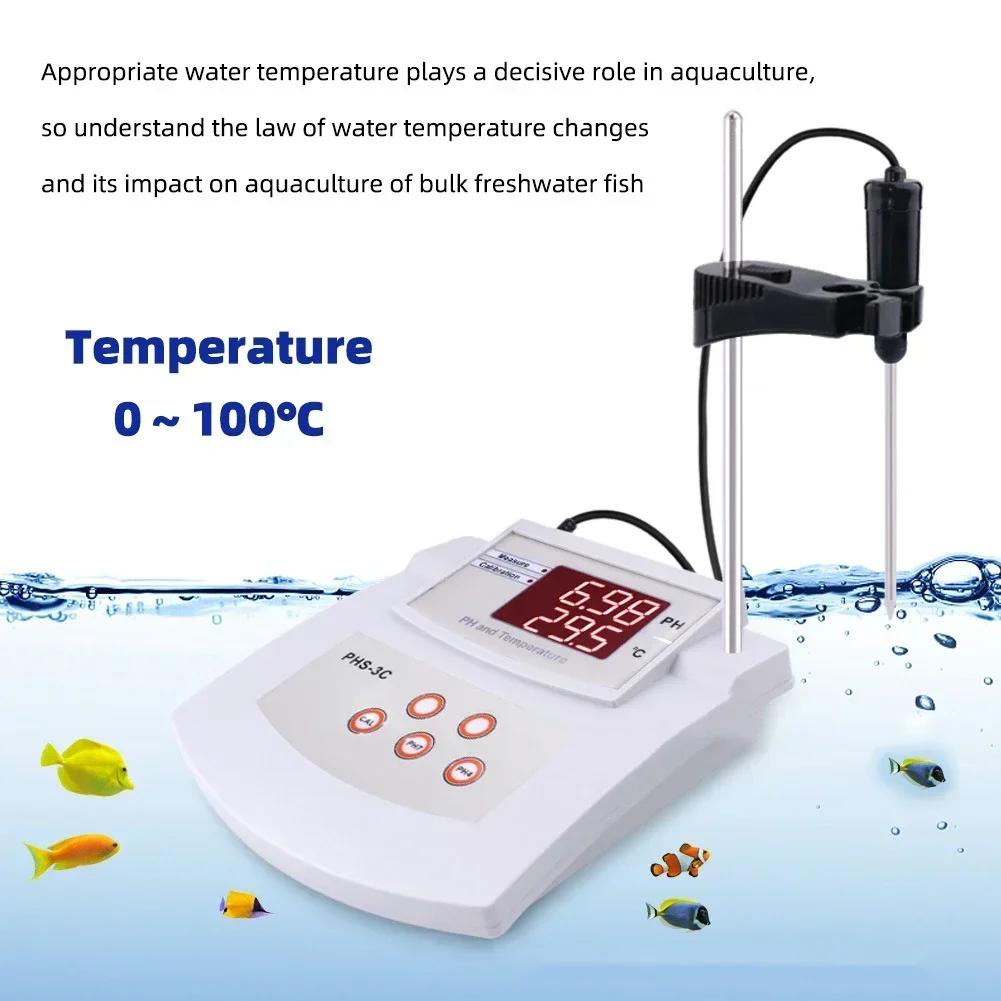 

Multiparameter ph meter with Automatic Calibration and Temperature Compensation Suitable for Various Applications