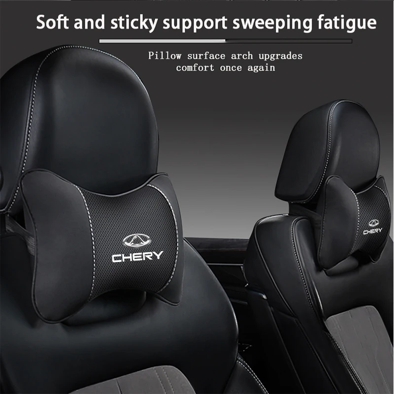 

Leather Car Seat Headrest Memory Foam Comfort Neck Pillow Auto Interior For Chery Omoda Tiggo Pro Arrizo QQ 5x X1 T11 Gx EQ7 E3