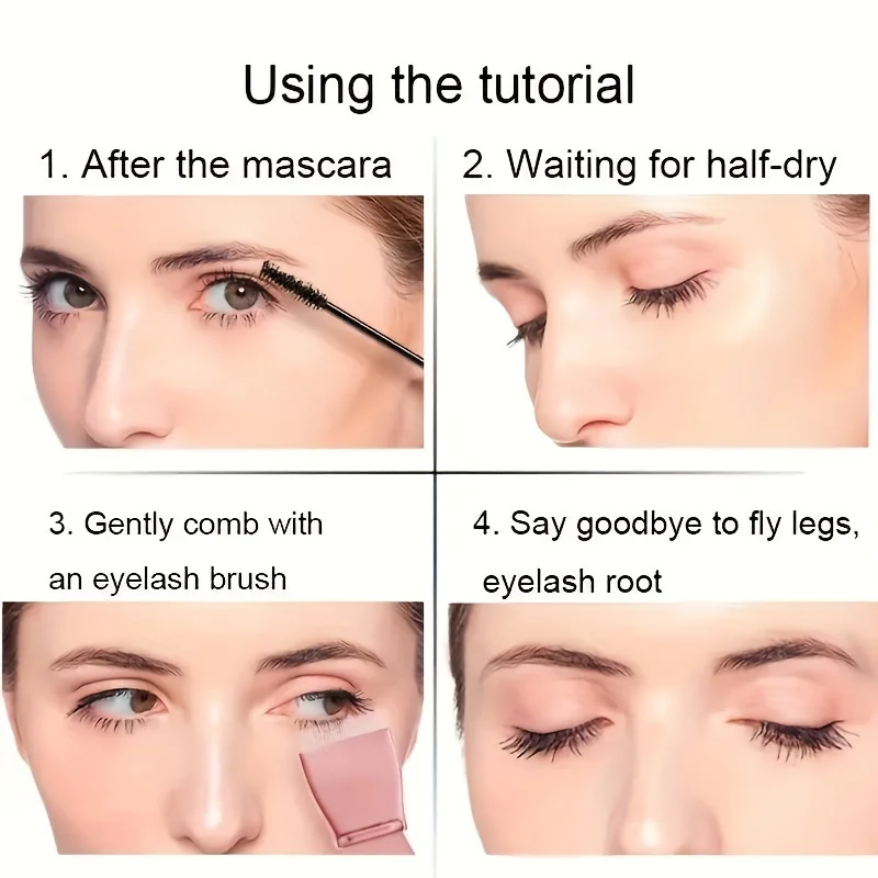 Eyelash Curler Beauty Makeup Lash Separator Foldable Metal Eyelash Brush Comb Eyebrow Comb Foldable Mascara Curl Cosmetic Tools
