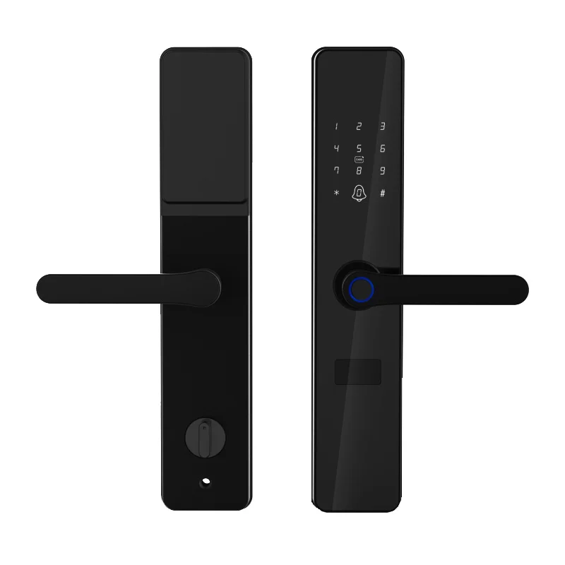 

smart fingerprint door lock with wifi and blue tooth smart home locks digital tuya or tt lock cerradura inteligente