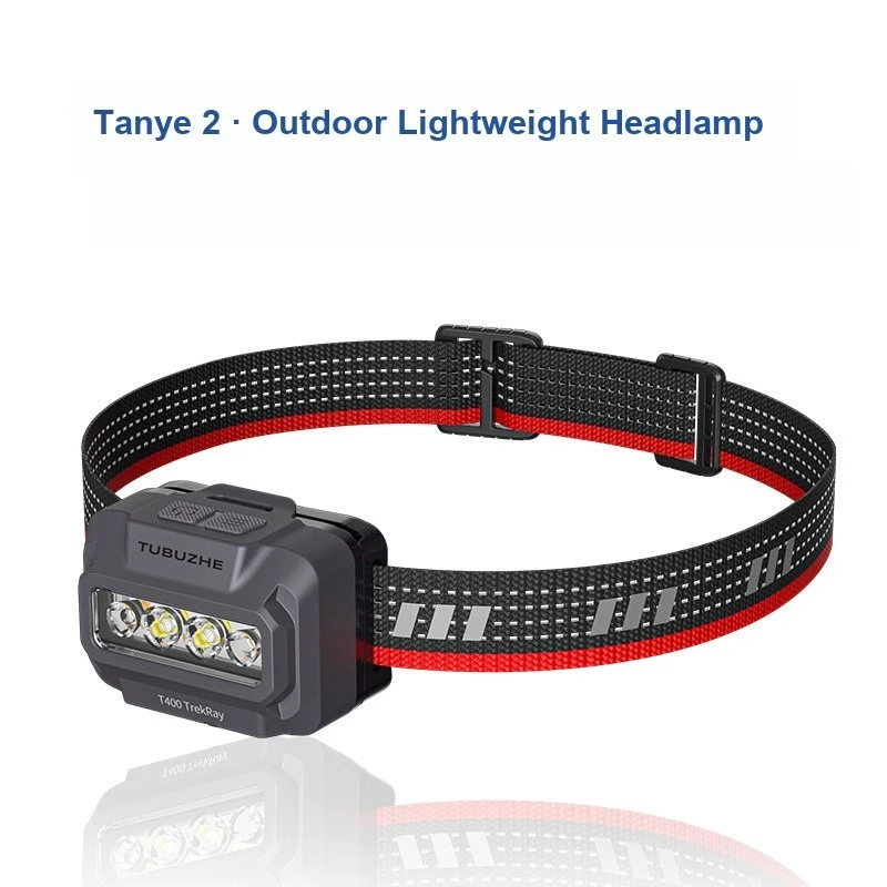 Protective LED Multi light Source Headlamp USB Rechargeable Multi Color Temperature Lightweight Induction Strong Brightness
