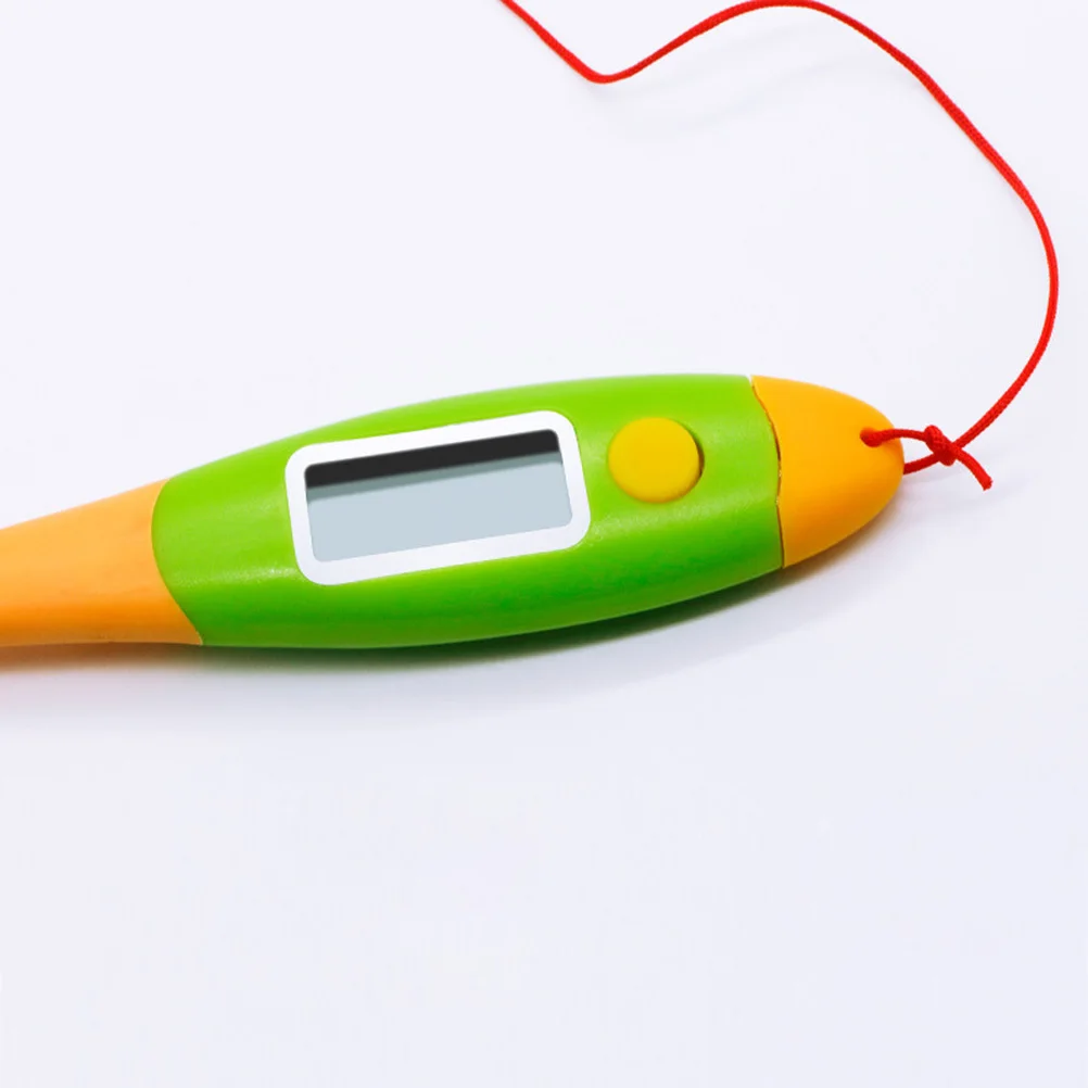 

Pet Thermometer with Soft Bendable Tip LCD Screen 35 to 43 Degree Range Compact Design for Home Veterinary Use