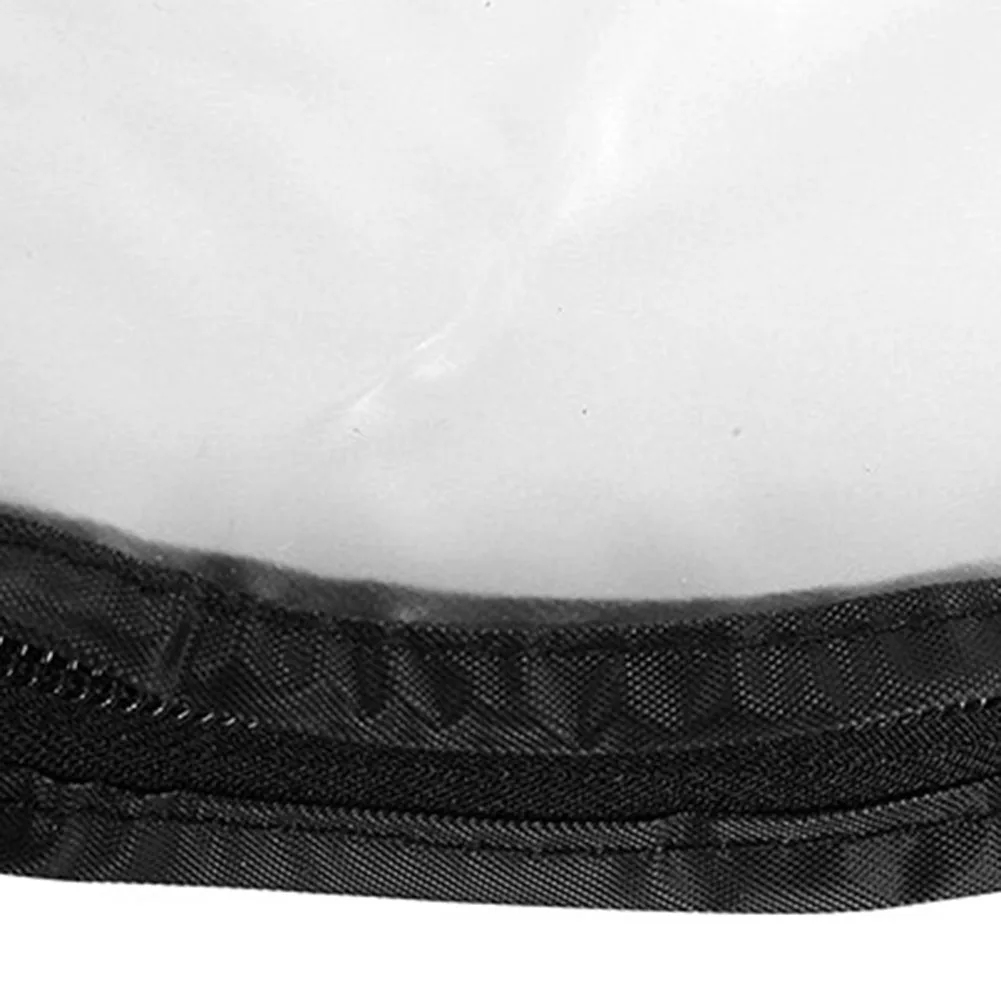 Transparent PVC Cover Waterproof Golf Cover Quick On Off Design Lightweight Golf Bag Cover 118 64 Cm 46.5 25.2 In