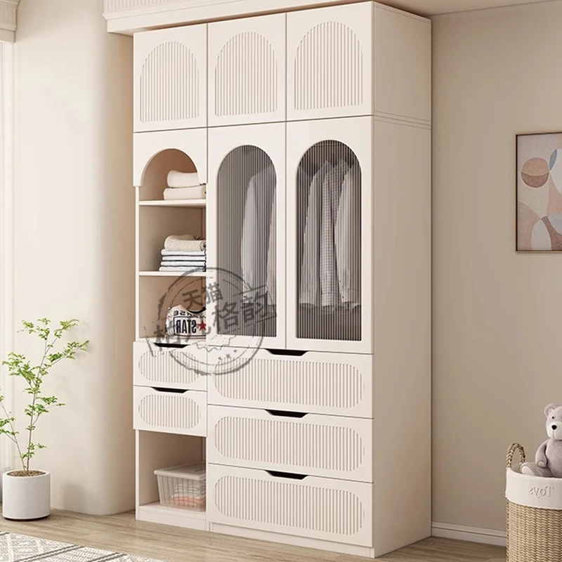 Dressers Modern Wardrobes Luxury Storage Display Hanging Wardrobes Apartment Living Room Mueble Para Colgar Ropa Home Furniture