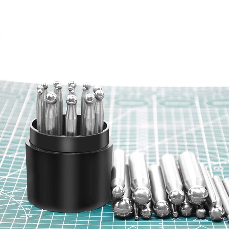 DIY metal jewelry Cutting Punch Stick Rivets Setting Tool Rivet Punch Setter Hand Tool Steel Spike Studs For jewelry Making Tool