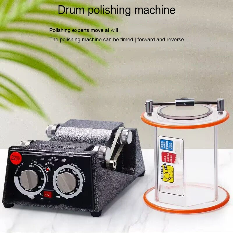 

Mini-Tumbler Rotary Drum Polishing Machine Jewelry Rotary Tumbler Tumbling