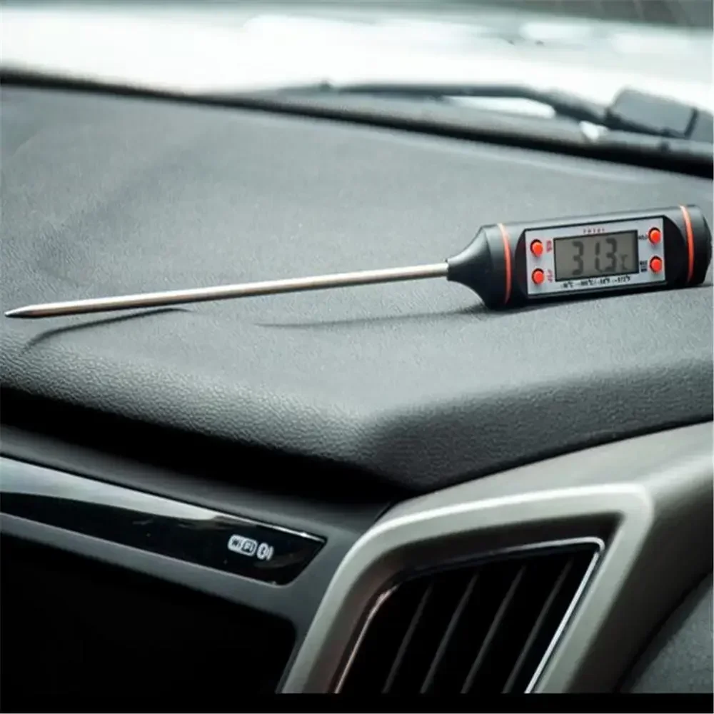 Air Conditioning Thermometer Air Outlet Electronic Digital Display Thermometer Food Thermometer Measurement High-precision Probe