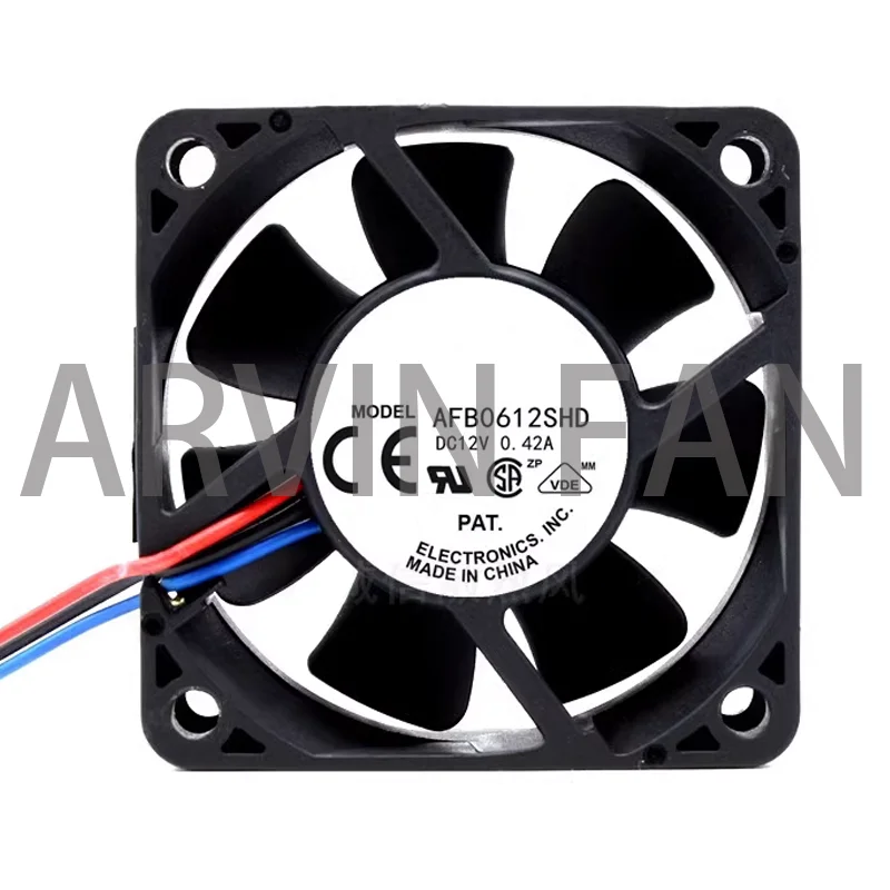 6020 AFB0612SHD DC12V 0.42A 6cm Cooling Fan