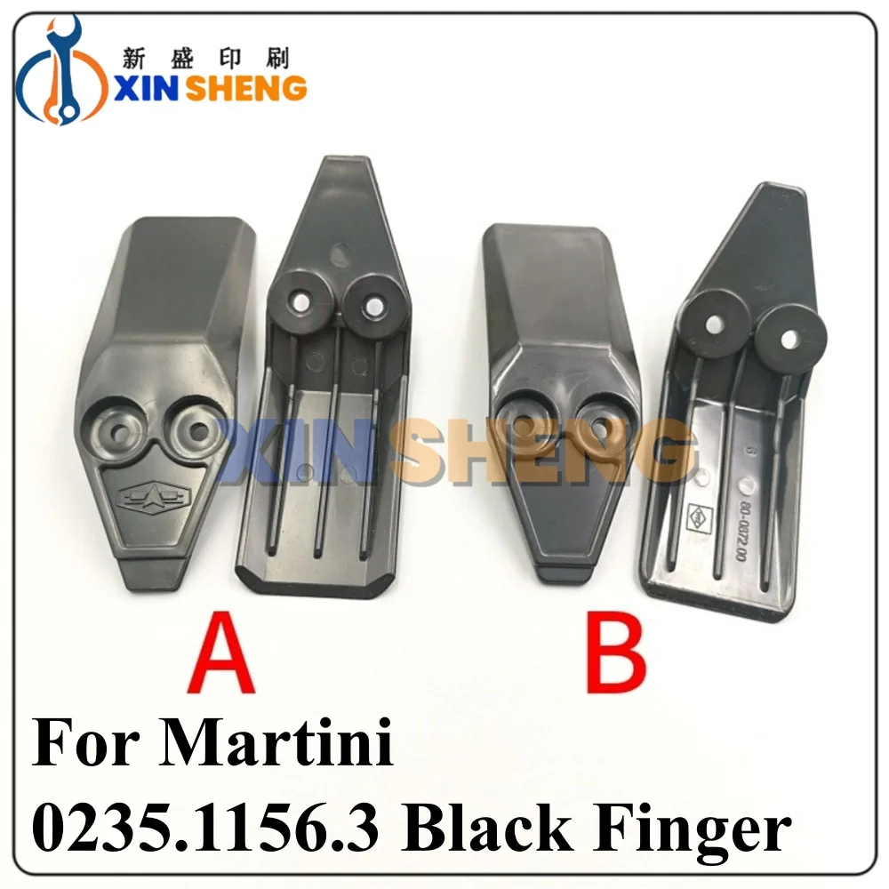 

High Quality Offset Printing Machinery Parts Plastic Finger 0235.1156.3 For Muller Martini Printing Parts Black Finger