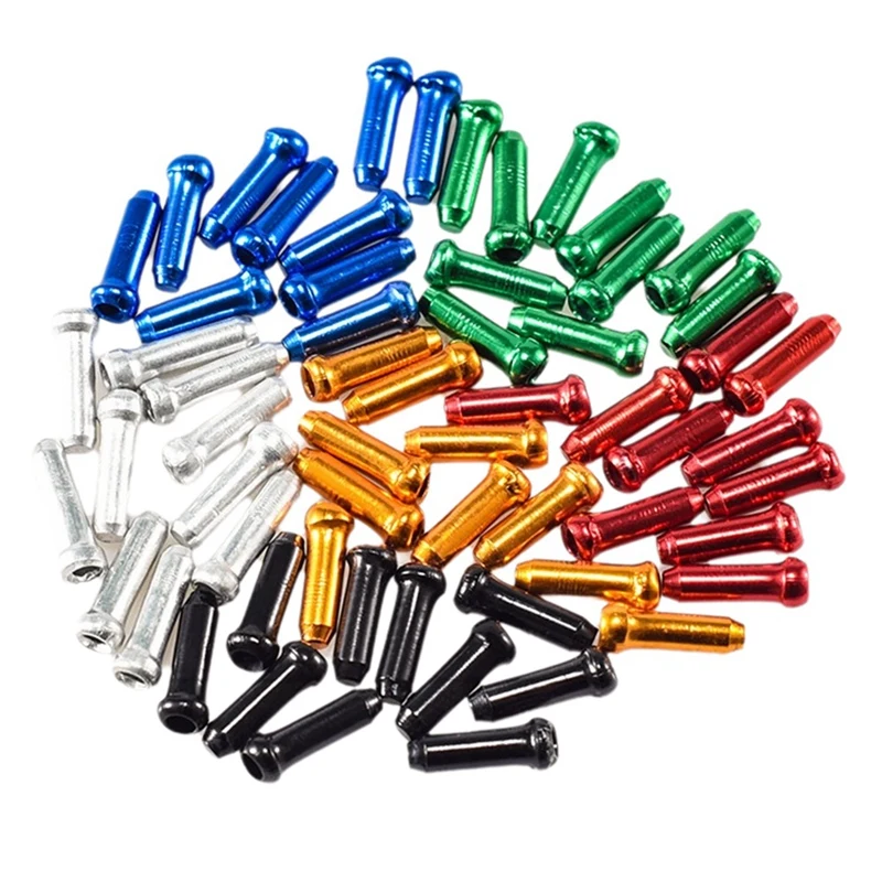 Mountain Bike Cable End Cap Color Bicycle Aluminum Alloy Cable Core Cap Brake Cable Speed Change Cable Cap