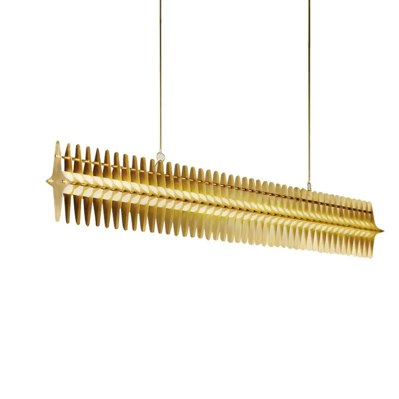 Postmodern Restaurant Pendant Light Designer Creative Bar Counter Pendant Light Luxurious Long Dining Table Starfish Lighting