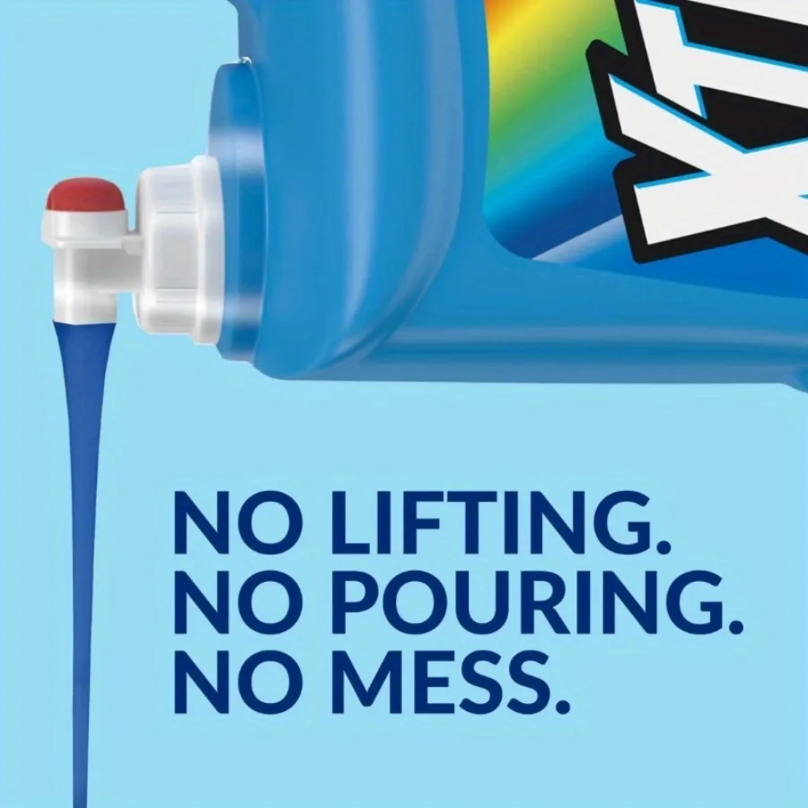 131loads منظف الغسيل، 203.1 أونصة سائلة، يزيل البقع، يضيء الأبيض