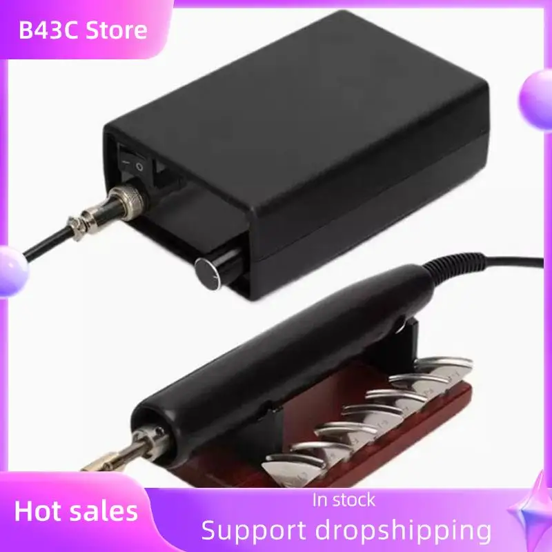 

B14C Leather Edge Folding G& C Electric Creasing Machine Digital Temperature Control With 7Pcs Head EU Plug Set