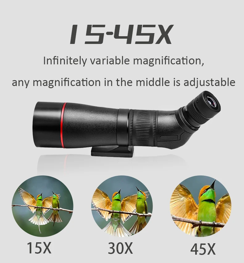 Cannocchiale premium 15-45x65 per caccia all'aperto, visualizzazione dei scenari e escursioni al miglior prezzo dal miglior produttore