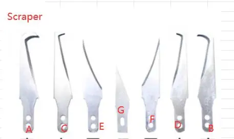 Plastic burring knife ,Trimming knife ,plastic scraper