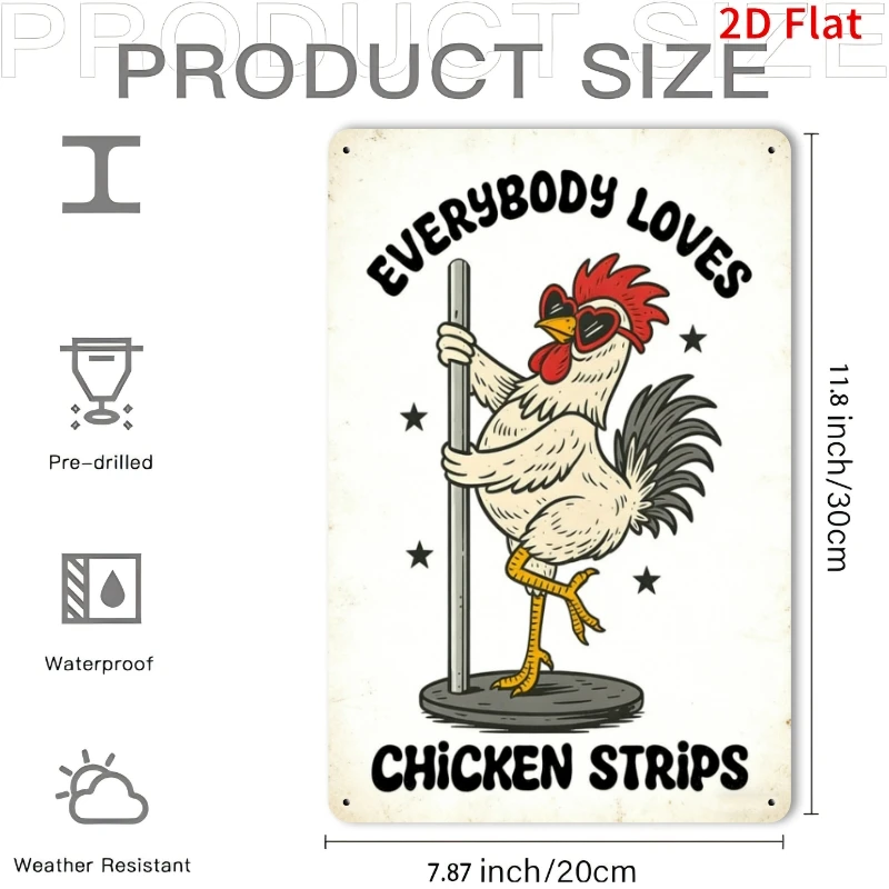 2D Flat, 1pc 