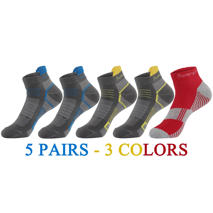 5 Paar/Set Herren-Laufsocken, Casual Outdoor-Sport, Baumwolle, Orange-Rot gestreift, Kompression, Schwarz, 15 Stile, Reise, Bestseller 2026 – Detail 19