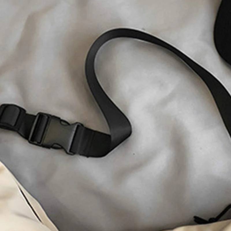 

652F Waterproof Nylon Shoulder Bags Unisex Dumpling Shaped Crossbody Handbags Retro Bag with Adjustable Strap