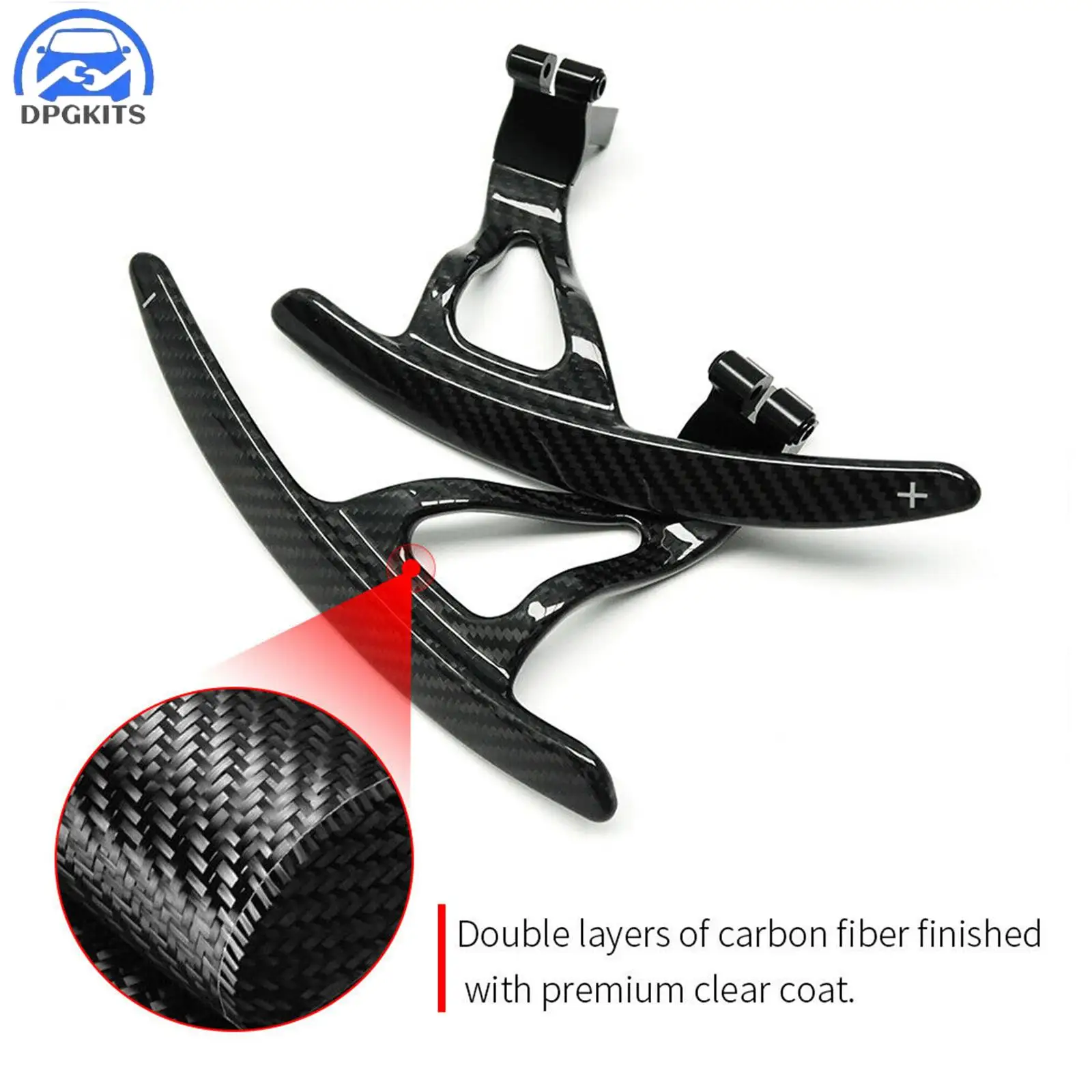 

DPGKITS Carbon Steering Shift Paddle Shifter Extension For Nissan GT-R GTR R35 2008-2016 Gear Shift Accessories Brand New