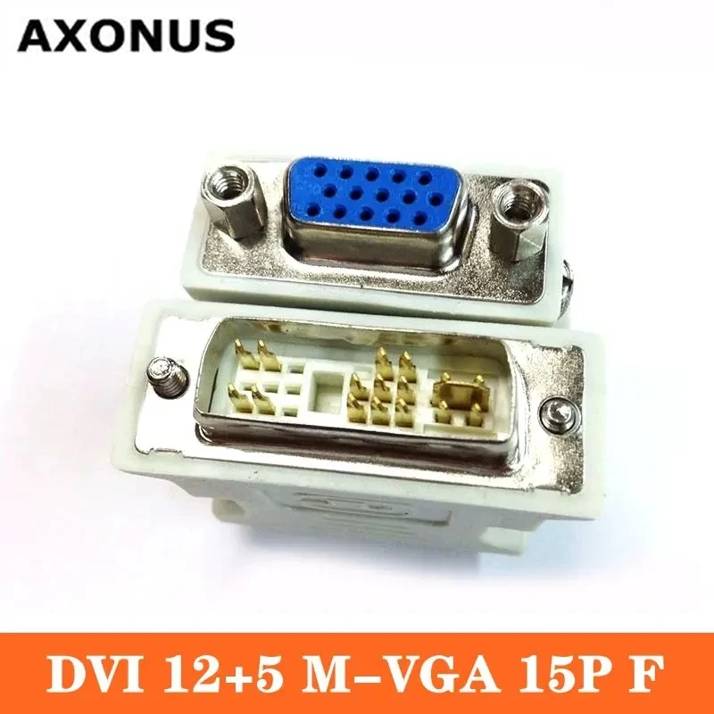 DVI To VGA Converter DVI 12+5 Male To VGA 15P Female Adapter Graphics Card To Monitor Converter DVI-A