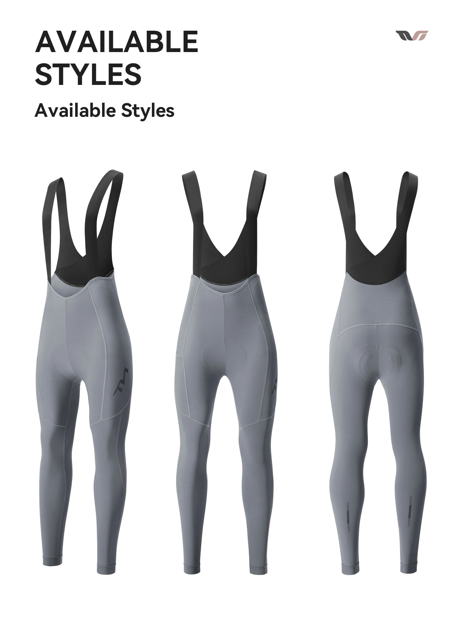ROCKBROS TVI Damen Fleece-Radtrikot-Latzhose, lange Thermo-Winddichte Radhose, elastische Radtrikot-Latzhose mit Taschen – Detail 5