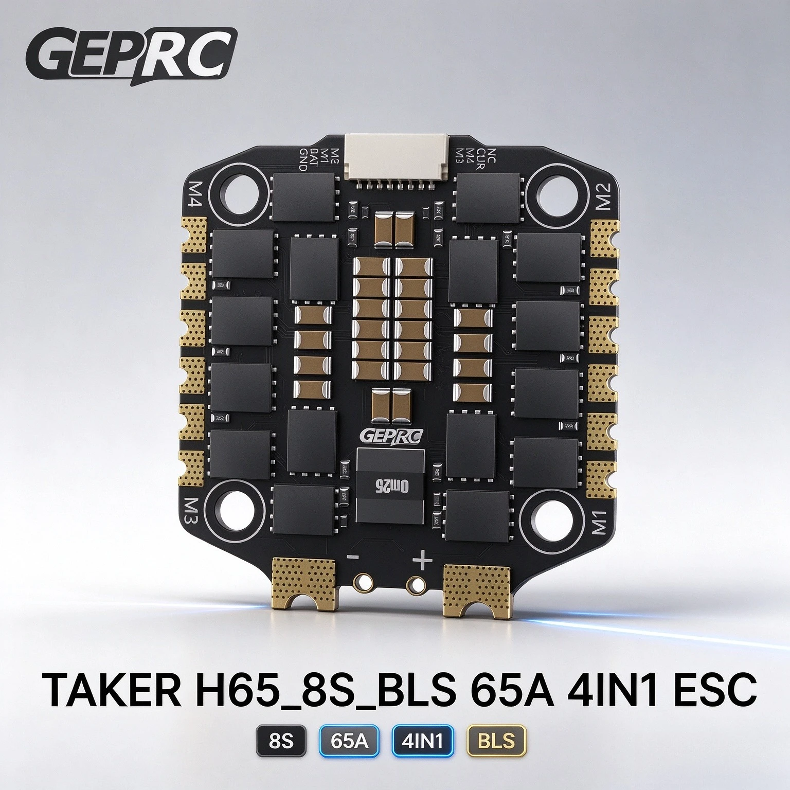 GEPRC TAKER H65_8S_BLS 65A 4IN1 ESC 3-8S Lipo Dshot600 Built-in Ammeter Burst Current 75A for FPV Freestyle Drone Parts