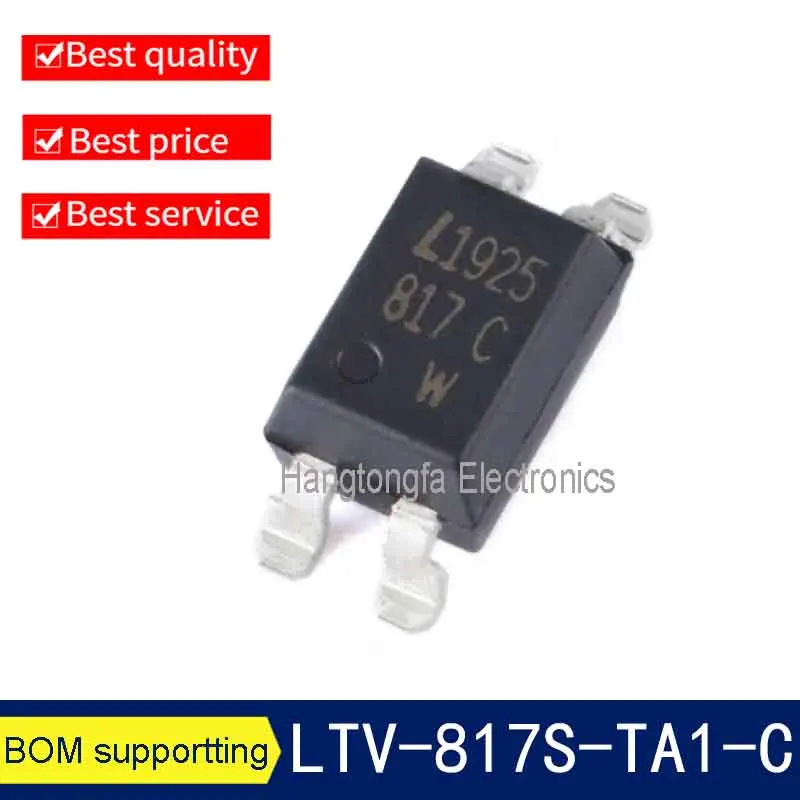トランジスタ出力オクトカプラーチップ、lv817a、lTV817b、lTV817c、lvT817s、LTV-817S、Disp-4、50個