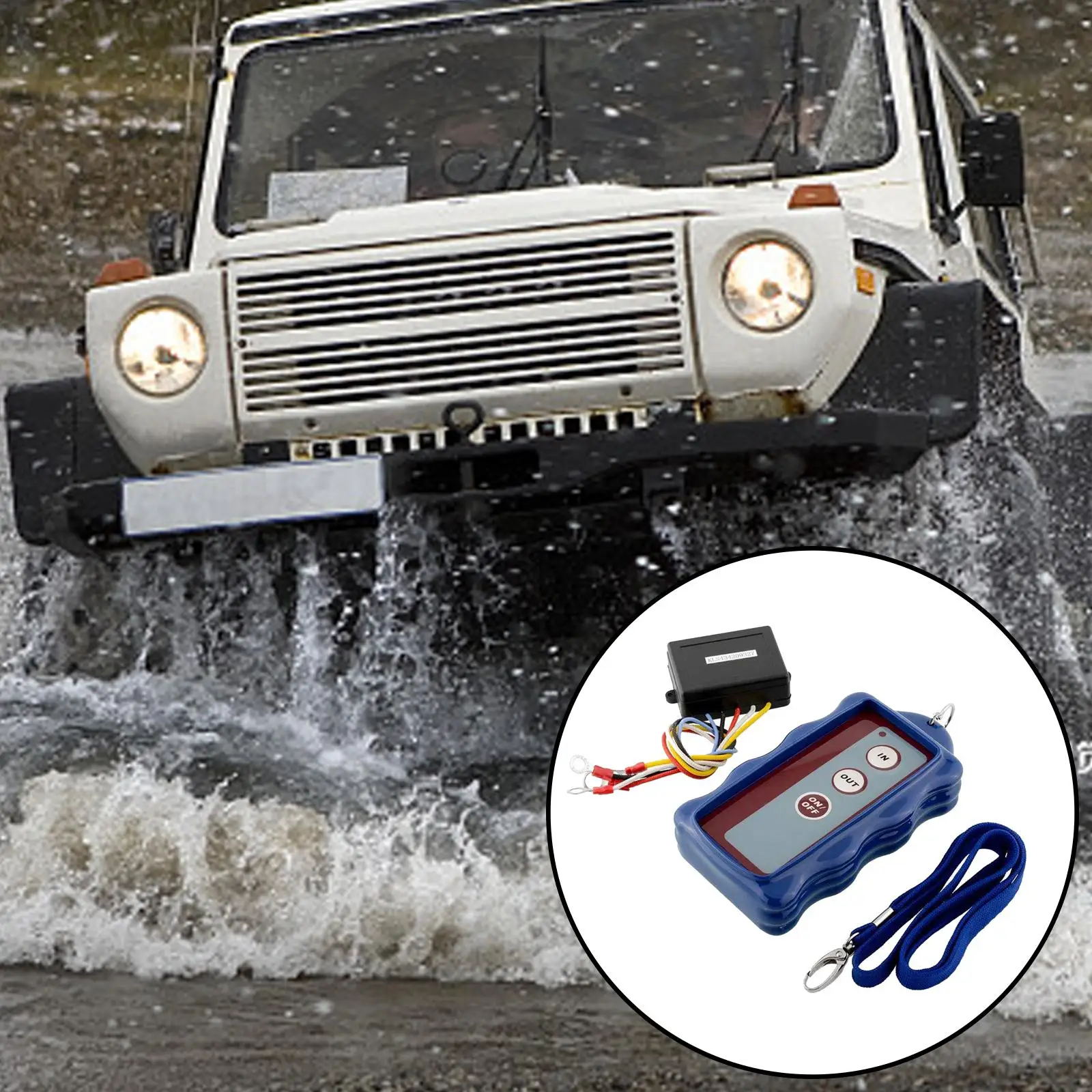 12V Wireless Winch Remote Kit Universal for ATV SUV Car Easy To Install