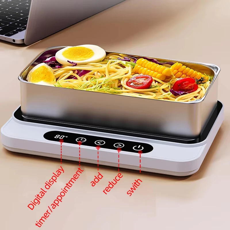 50W Cup Heater Mug Warmer Electric Hot Plate 9 Gear Temperature Warmer Coaster Heating Lunch Box Milk Coffee Home Office image 5