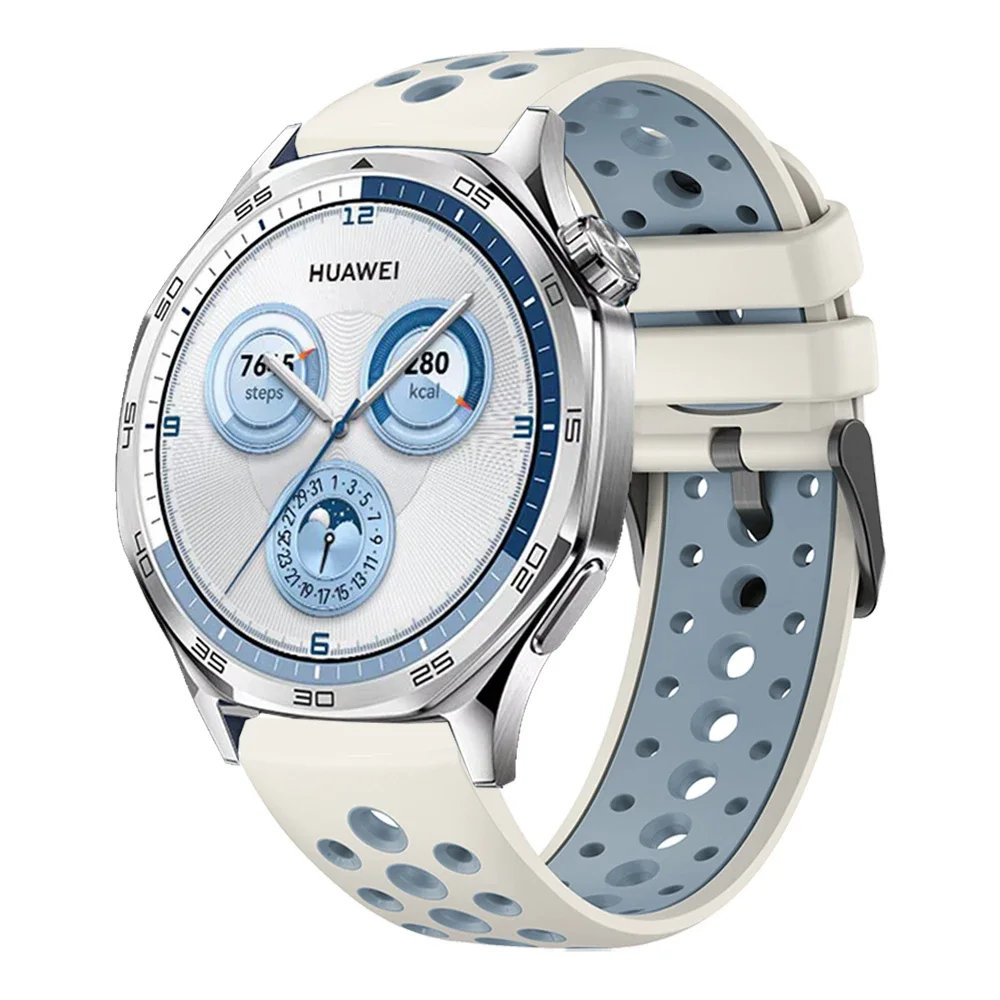 22mm Silicone Strap For HUAWEI WATCH GT 5 4 46mm GT5/Runner/Ultimate Watchband For HUAWEI WATCH 4 3 Pro Band Wristband Bracelet