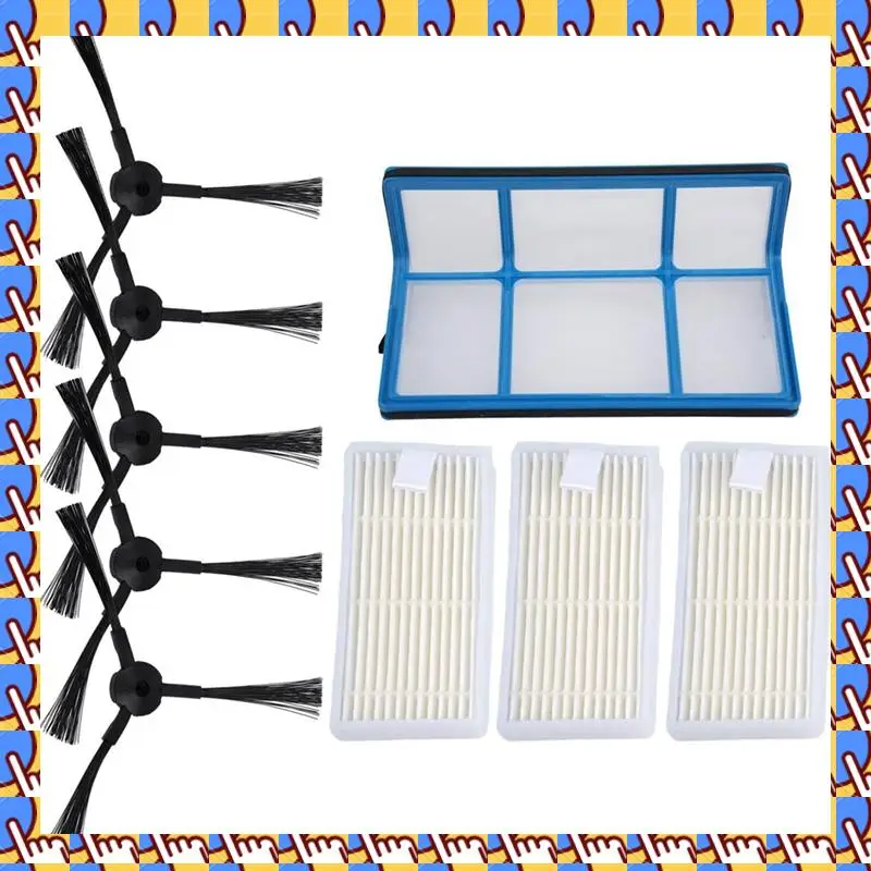 

A79I Filter Brush Replacement Parts Accessory Set For ILIFE ZACO V3 V3s V5 V5s V5s Pro Vacuum Cleaner Parts