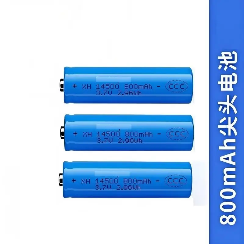 

20pcs 14500 3.7V 1000mah Rechargeable Li-ion Battery for LED Flashlight