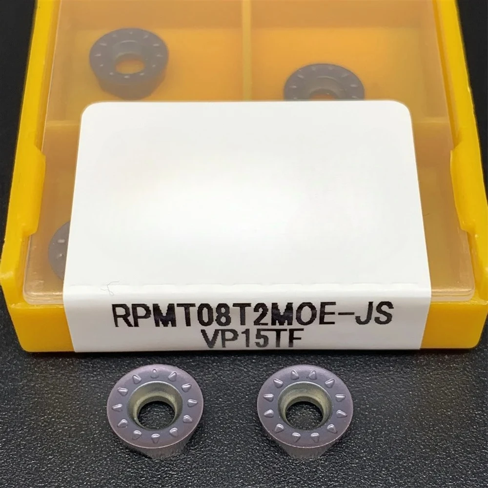 10PCS RPMT RPMW Round Milling Turning Tool Original Carbide Inserts RPMT10T3MOE JS VP15TF RPMT08T2MOE JS VP15TF RPMW1003