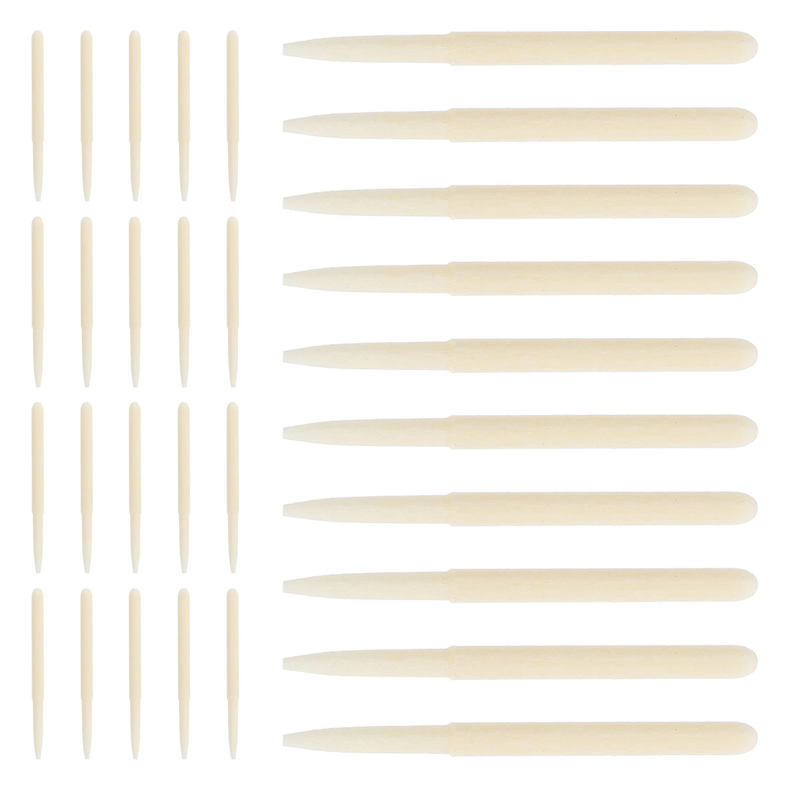 

20pcs Pen Tip Replacement Accessories White Chalk Oil Markers Nibs 40x5.14mm Refillable Paint Pens Fine Tip for Students