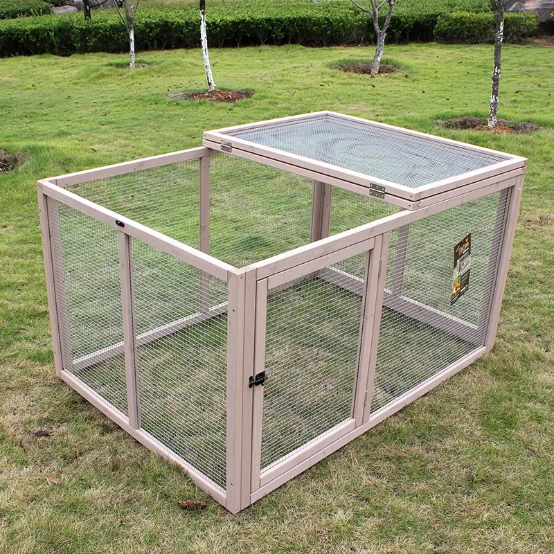 

Garden courtyard, outdoor solid wood, insect-proof, bird-proof, anti-bite net cage, wooden cage, reptile chicken and duck fence