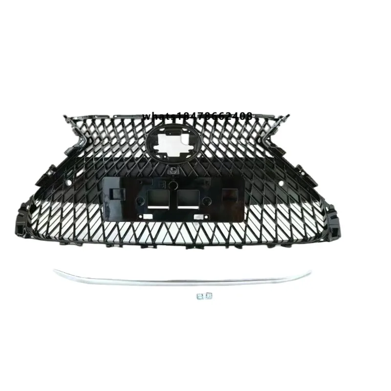 Car Front Bumper Center Grille Mesh Grill Cover Kit for  ES 2025+ Black