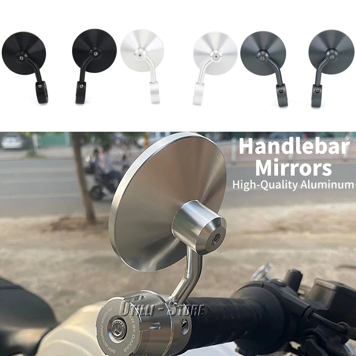 

Аксессуары для мотоциклов, регулируемые зеркала на руле, зеркало заднего вида для BMW RNINET R NINE T Pure Racer Scrambler Urban