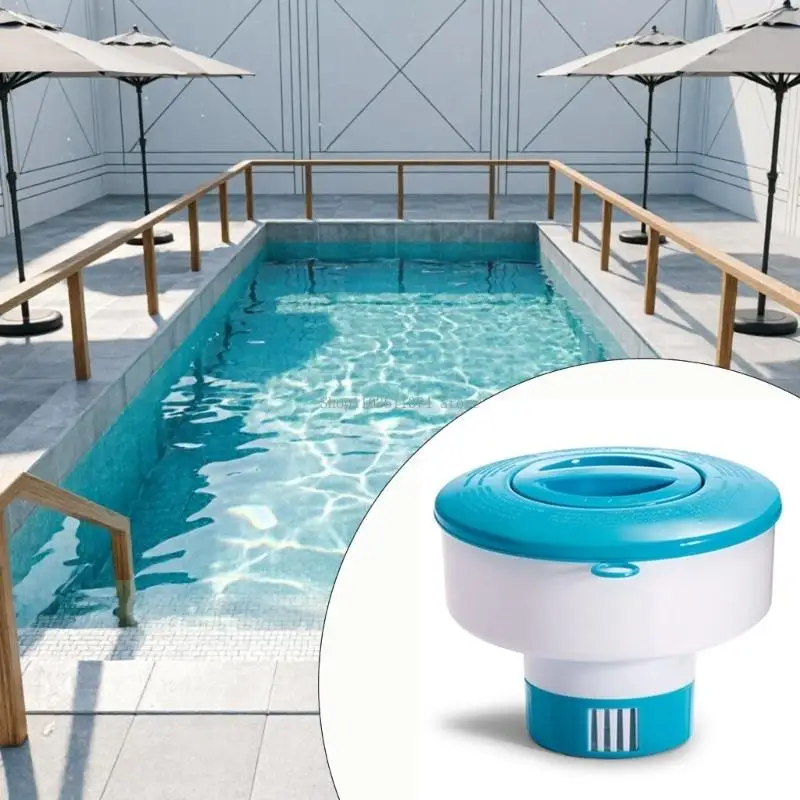Floating Pool Dispenser for Routine Water Care Tablet Dispenser