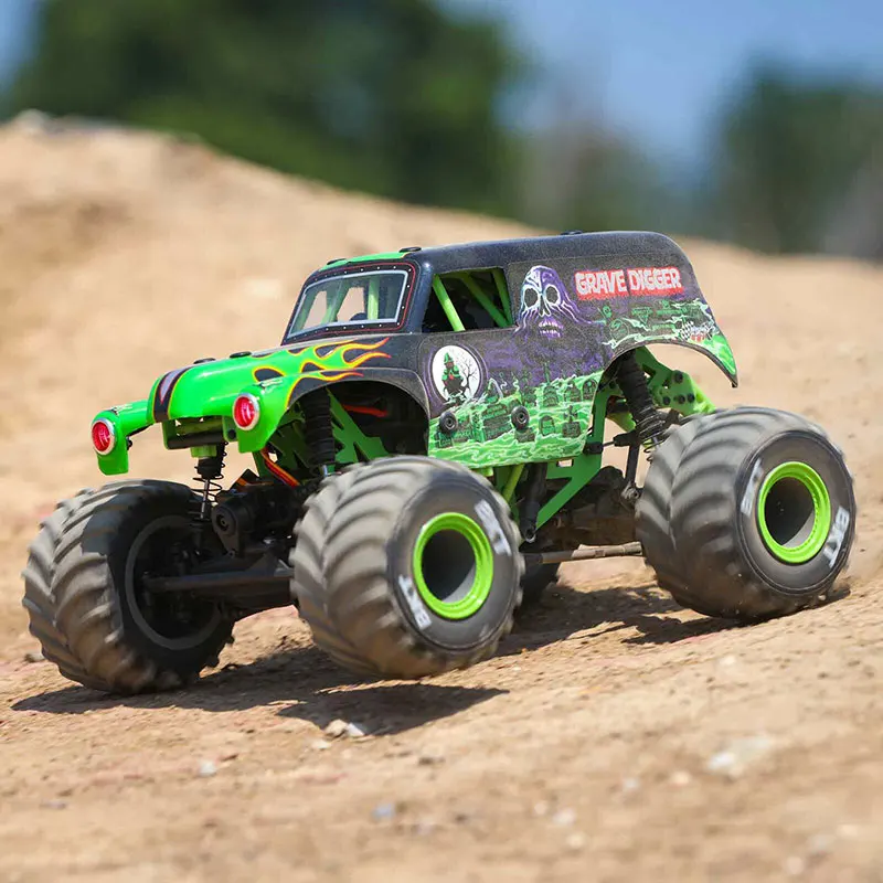 Losi 1/18 Mini Lmt Rc Car - Remote Control Electric Off-Road Mud Truck Toy For Birthday Gift Ideal For Friends Boy Toy