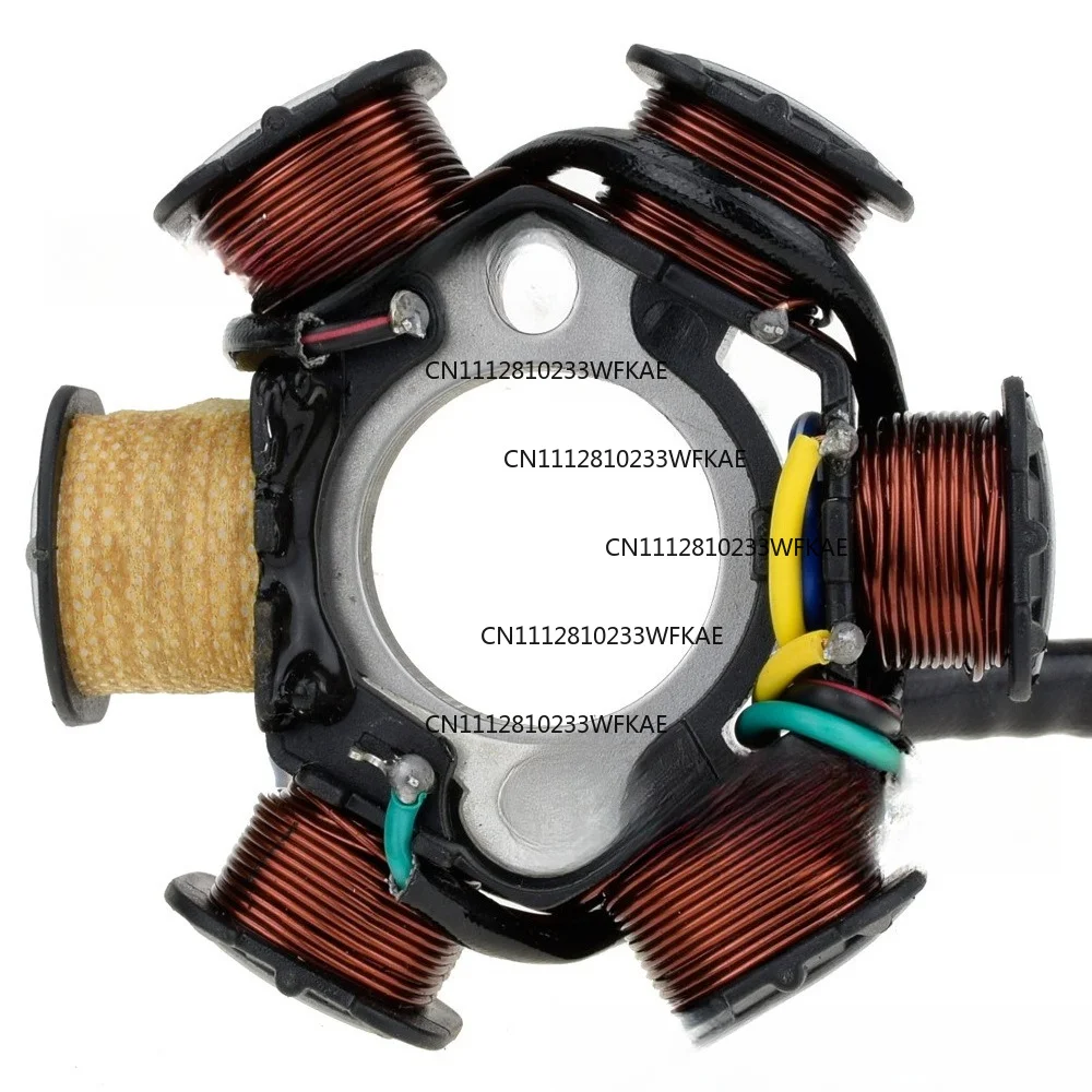 2Pcs Scooter ATV Motorcycle Accessories GY6 125 150CC Magneto 6 Level 5 Wire AC Stator Coil