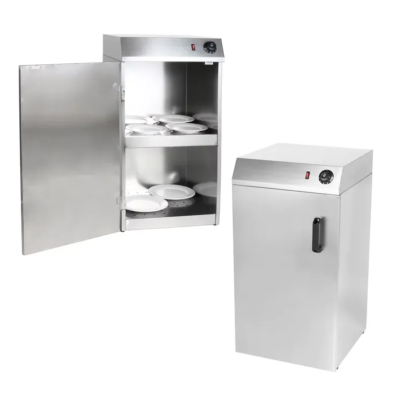 Stainless Steel Cup Heating Display Machine Doorless For Cafe Restaurant Commercial Use